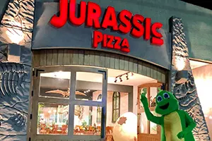 Transporte Jurassic Pizza